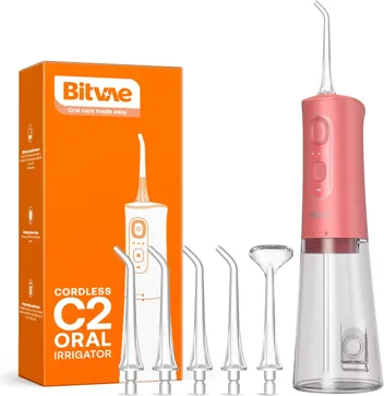 C5 Cordless Rechargeable Water Flosser w/ Teeth Picks