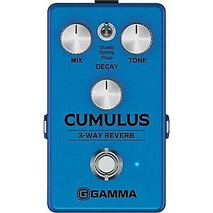 Gamma Cumulus 3-way Reverb Electric Guitar Pedal