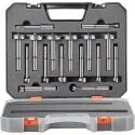 1/4" to 1-5/8" Carbon Steel Forstner Drill Bit Set (16-Pieces)