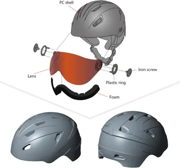 Tomshoo Lightweight Ski Helmet