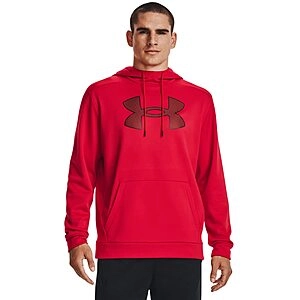 Big Logo Armourfleece Hoodie (Red, Various Sizes)