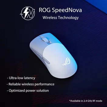 ROG Keris Wireless AimPoint Gaming Mouse (White) + Ghostrunner 2 (PC Digital Download)