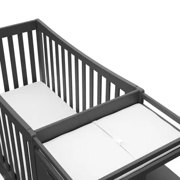 4-in-1 Remi All-in-One Convertible Crib w/ 3 Storage Drawers & Changer (Various Colors)