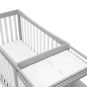 4-in-1 Remi All-in-One Convertible Crib w/ 3 Storage Drawers & Changer (Various Colors)