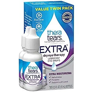 TheraTears 0.5oz Extra Dry Eye Therapy Lubricating Eye Drops (2-Count)