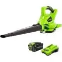 GreenWorks G-Max 40V 185 MPH Cordless Blower w/ Battery & Charger