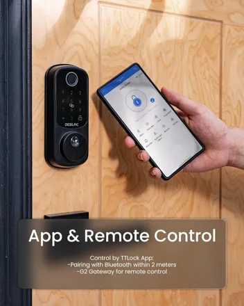 Desloc B200 Keyless Fingerprint IC Card Bluetooth Smart Deadbolt