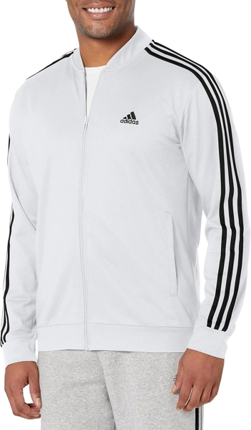 Three Stripe Tricot Full-Zip Jacket