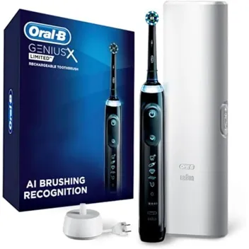 Genius X Limited Electric Toothbrush w/ Replacement Brush Heads