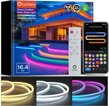 Smart 32.8' Outdoor Neon Rope Lights