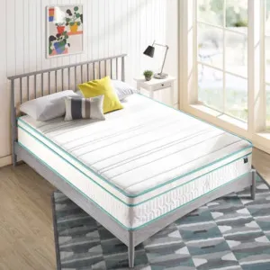 12" Green Tea Infused Euro Top Mattress (Full)