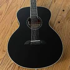 ABT610E Baritone Acoustic-Electric Guitar Black