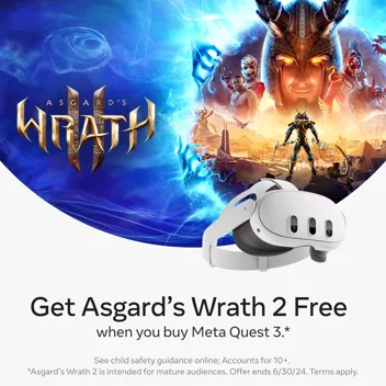 Quest 3 128GB All-in-One VR Gaming Headset with Asgard's Wrath 2 Game