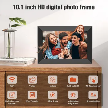 10.1" BIGASUO 32GB 1280x800 IPS Touchscreen WiFi Picture Frame