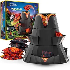 Volcano Bean Bag Toss Backyard Game Set