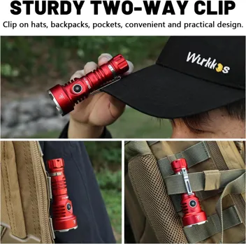 TS12 1350-Lumen Rechargeable LED Mini Flashlight