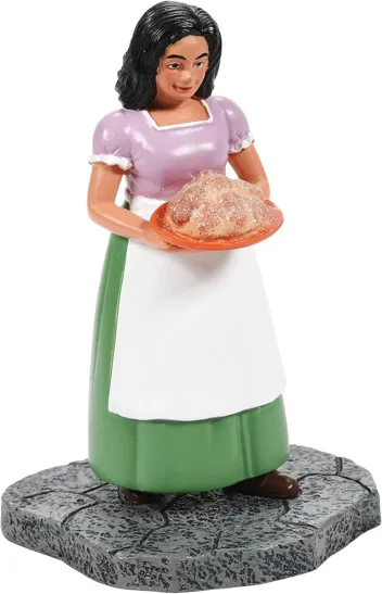 Snow Village Halloween Accessories Bread of The Dead Figurine w/ Prime