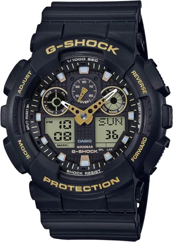 GA-100 XL Series G-Shock Quartz 200M WR Shock Resistant Watch