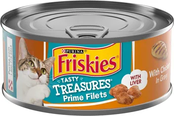 Friskies 5.5oz Gravy Wet Cat Food, Poultry Shreds