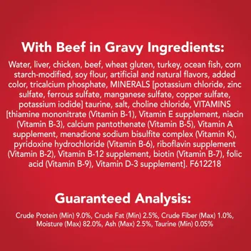 Friskies 5.5oz Gravy Wet Cat Food, Poultry Shreds