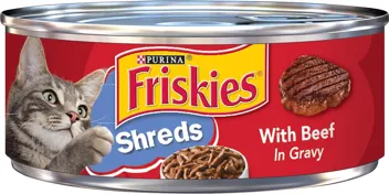 Friskies 5.5oz Gravy Wet Cat Food, Poultry Shreds