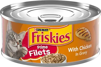 Friskies 5.5oz Gravy Wet Cat Food, Poultry Shreds