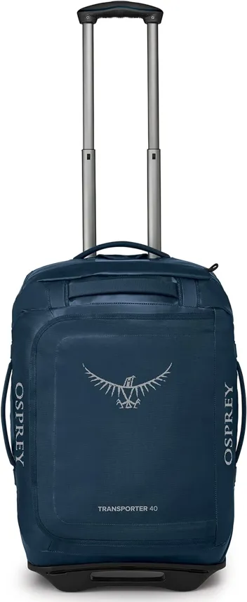 Transporter 90L Wheeled Travel Duffel Bag, Venturi Blue