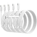 Azmogdt 6ft USB-C to Apple MFi Certified iPhone Lightning Cables