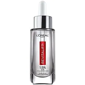 1-Oz L’Oreal Paris 1.5% Pure Hyaluronic Acid Serum for Face with Vitamin C