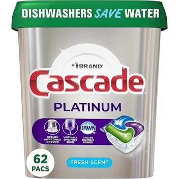 Platinum Dishwasher Pods (62-Count)