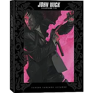 4-Movie John Wick: Chapter 1-4 Collection (Blu-ray + DVD + Digital)