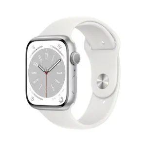 Watch Series 8 GPS + Cellular 45mm White Aluminum Case (S/M)