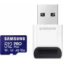 Pro Plus 512GB microSD Memory Card + USB Reader