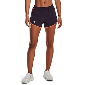 Fly By 2.0 Running Shorts (Tux Purple/Orange Blast/Rebel Pink)