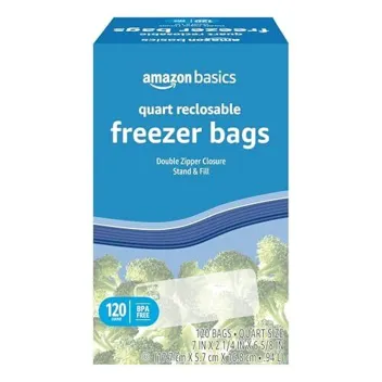 Freezer Quart Bags (120-Count)