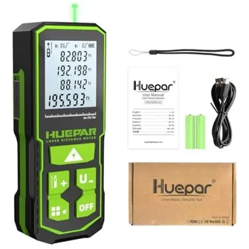 196ft Green Laser Digital Rechargeable Laser Distance Meter