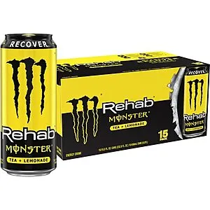 [S&S]: 15.5-Oz Monster Rehab Beverages (Tea + Lemonade)