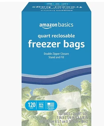 Freezer Quart Bags (120-Count)