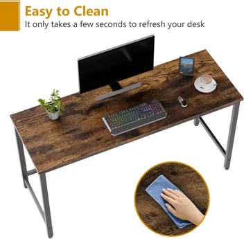 Shintenchi Computer Desk w/ Monitor Stand (47.2”L*19.7”W*29.5”H)