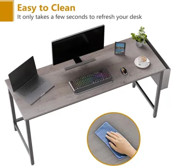 Shintenchi Computer Desk w/ Monitor Stand (47.2”L*19.7”W*29.5”H)