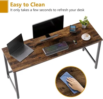 Shintenchi Computer Desk w/ Monitor Stand (47.2”L*19.7”W*29.5”H)