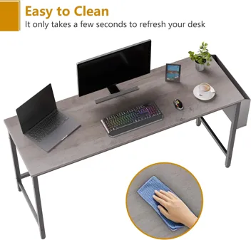 Shintenchi Computer Desk w/ Monitor Stand (47.2”L*19.7”W*29.5”H)