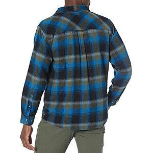 Legendary Whitetails Men's Buck Camp Flannel Plaid Shirt-Size XL