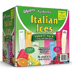 96-Count 2oz Authentic Italian Ice Freezer Bars