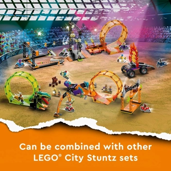 226-Piece City Stuntz Smashing Chimpanzee Stunt Loop (60338) Building Kit