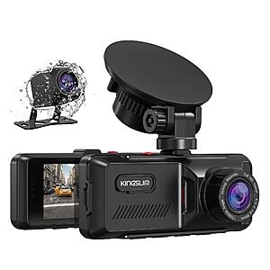 Dash Cam Front and Rear - 1080P Full HD Car Dash Camera, Dashboard Camera with Powerful Night Vision