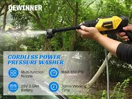 Cordless Pressure Washer - MAX 650 PSI Battery Powered Pressure Washer