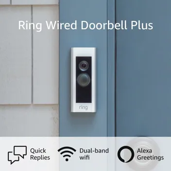 Ring Wired Doorbell Plus (Video Doorbell Pro) with Level Bolt