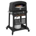 Blackstone 16" Rotating Cordierite Stone Propane Pizza Oven with Mobile Stand