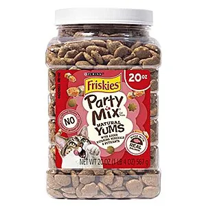 20-Oz Friskies Natural Cat Treats Party Mix (Salmon)